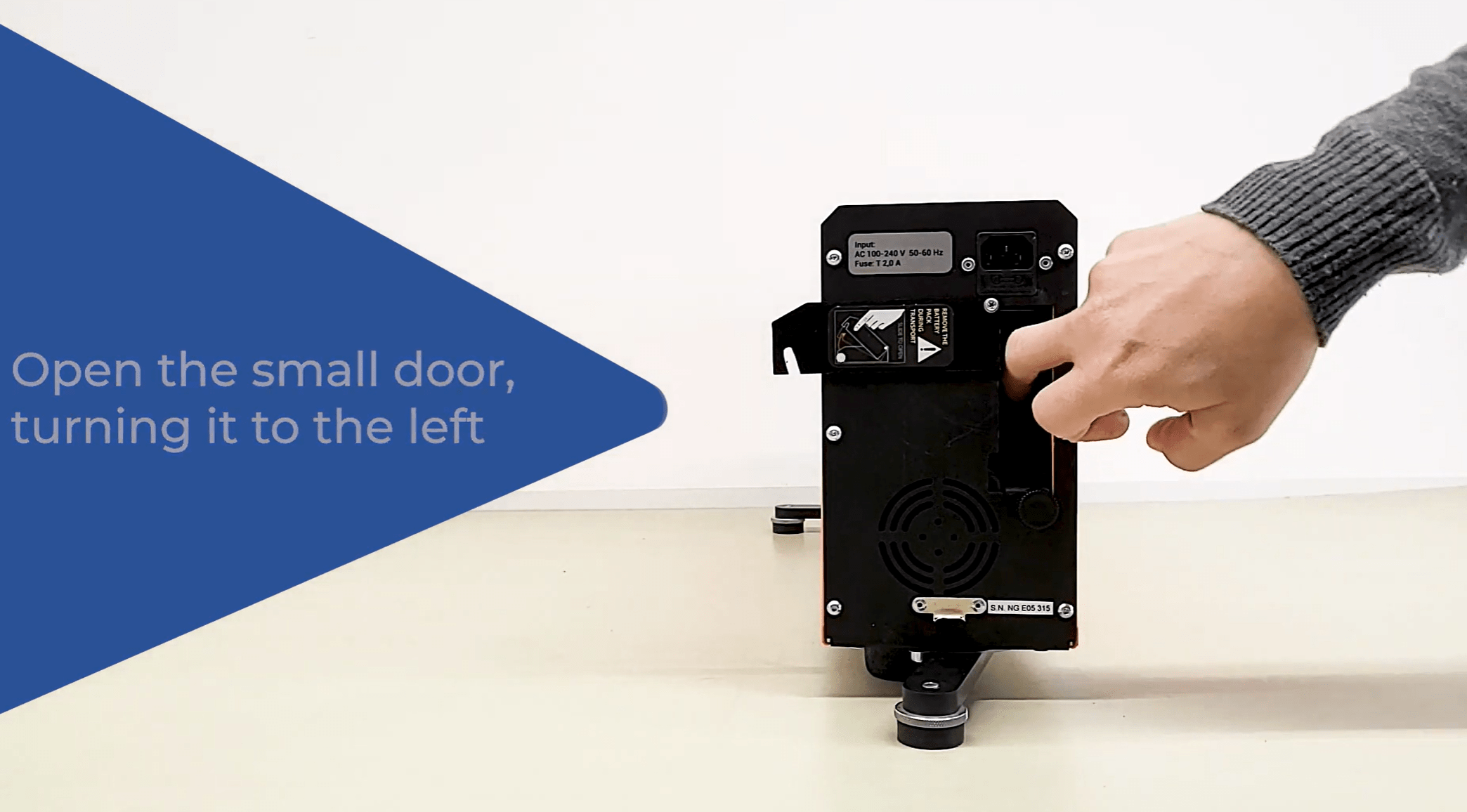 how to charge tapping machine battery video