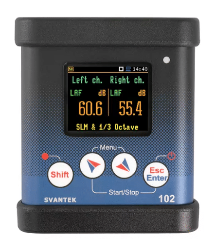 SV 102A+ Class 1 Dual Channel Dosimeter Front