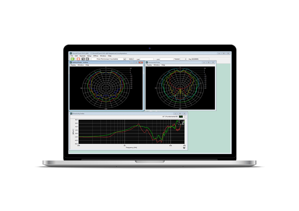 Soundcheck audio measurements