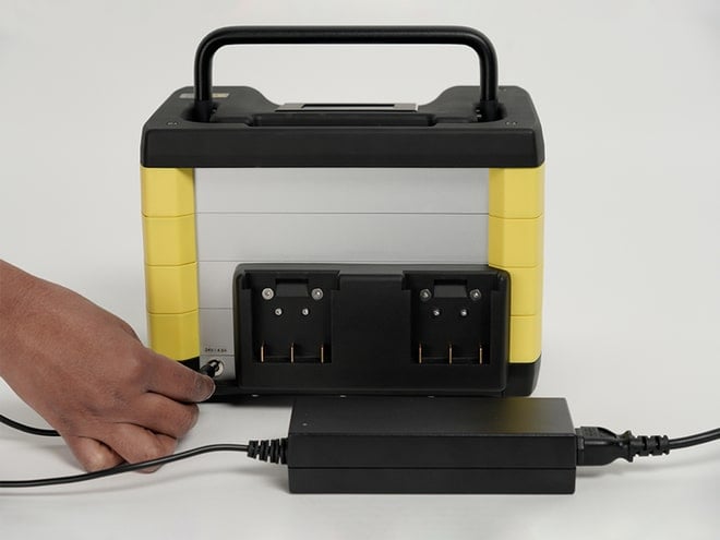 power connection of the data