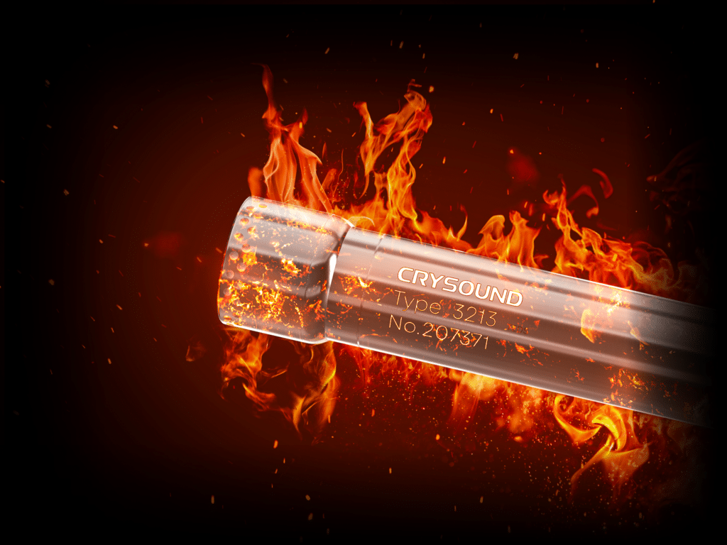 CRY3213 NVH Microphone on fire