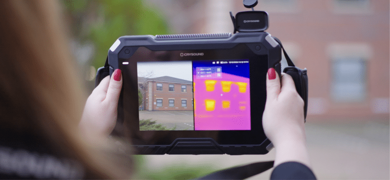 CRY 8124 being used in conjunction with its thermal imaging extension